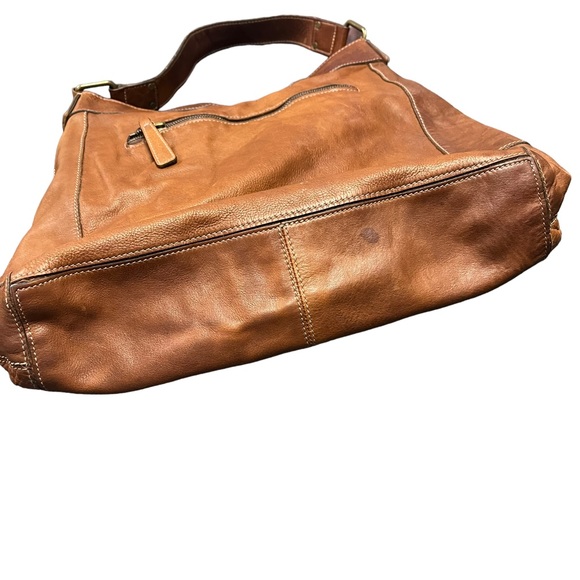 Banana Republic Ashbury Large Leather Shoulder Bag Hobo - Picture 9 of 13